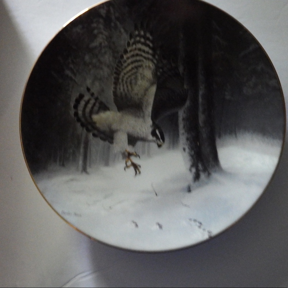 WS George collectable plate- Soaring Majesty collection